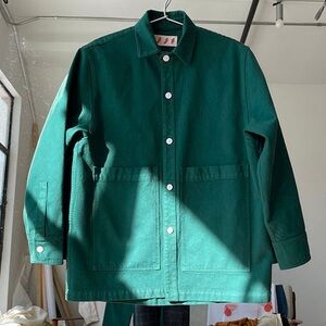 IJJI - Denim Work Jacket - Marquette Green - L